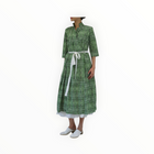 H+ Hannoh Wessel Delmira Dress - Green Check