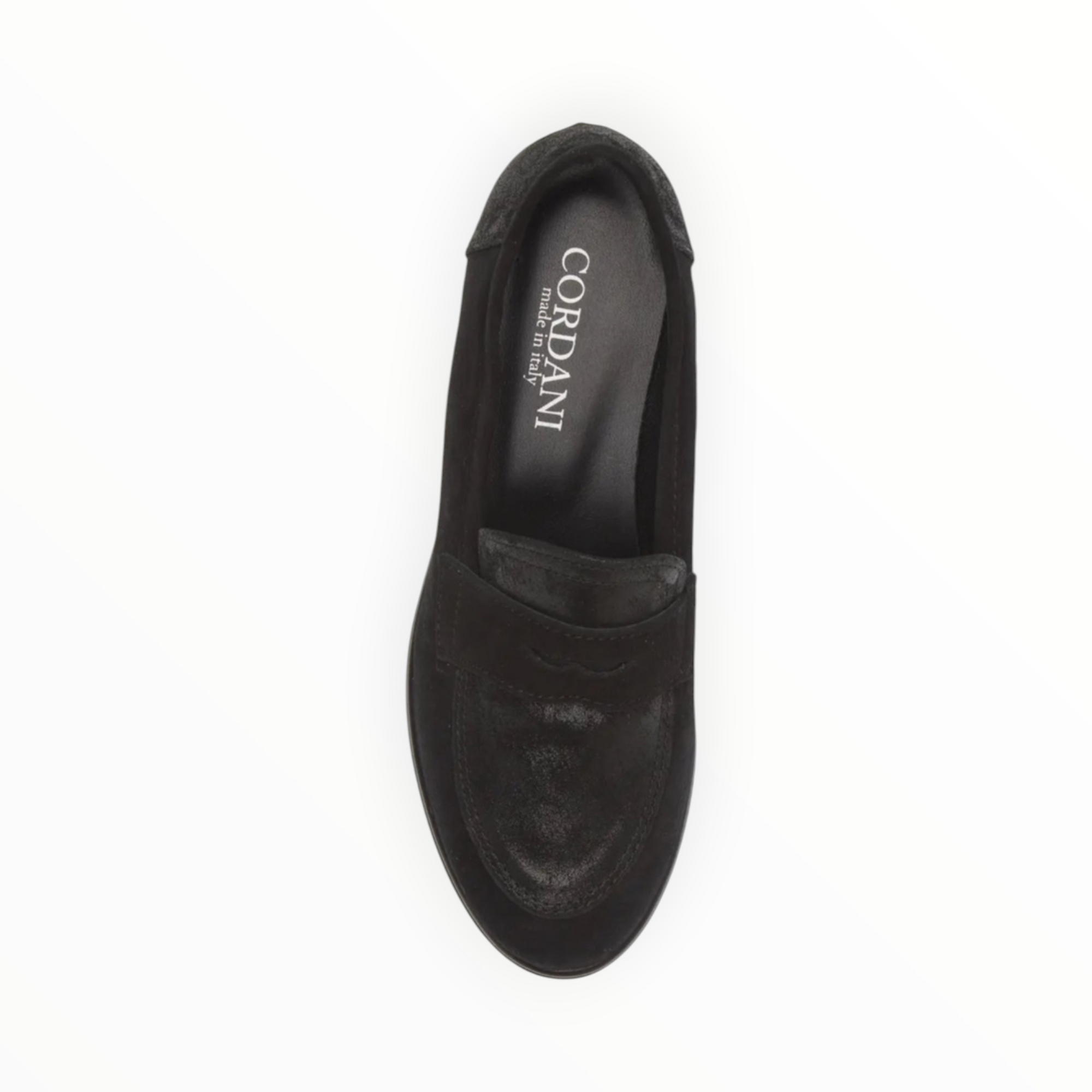 Cordani Alina Wedge Loafer - Crosta Nuvola Nero