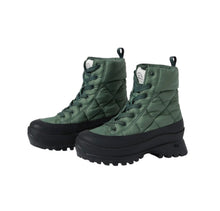 Loeffler Randall Davey Puff Quilted Boot - Green/Black