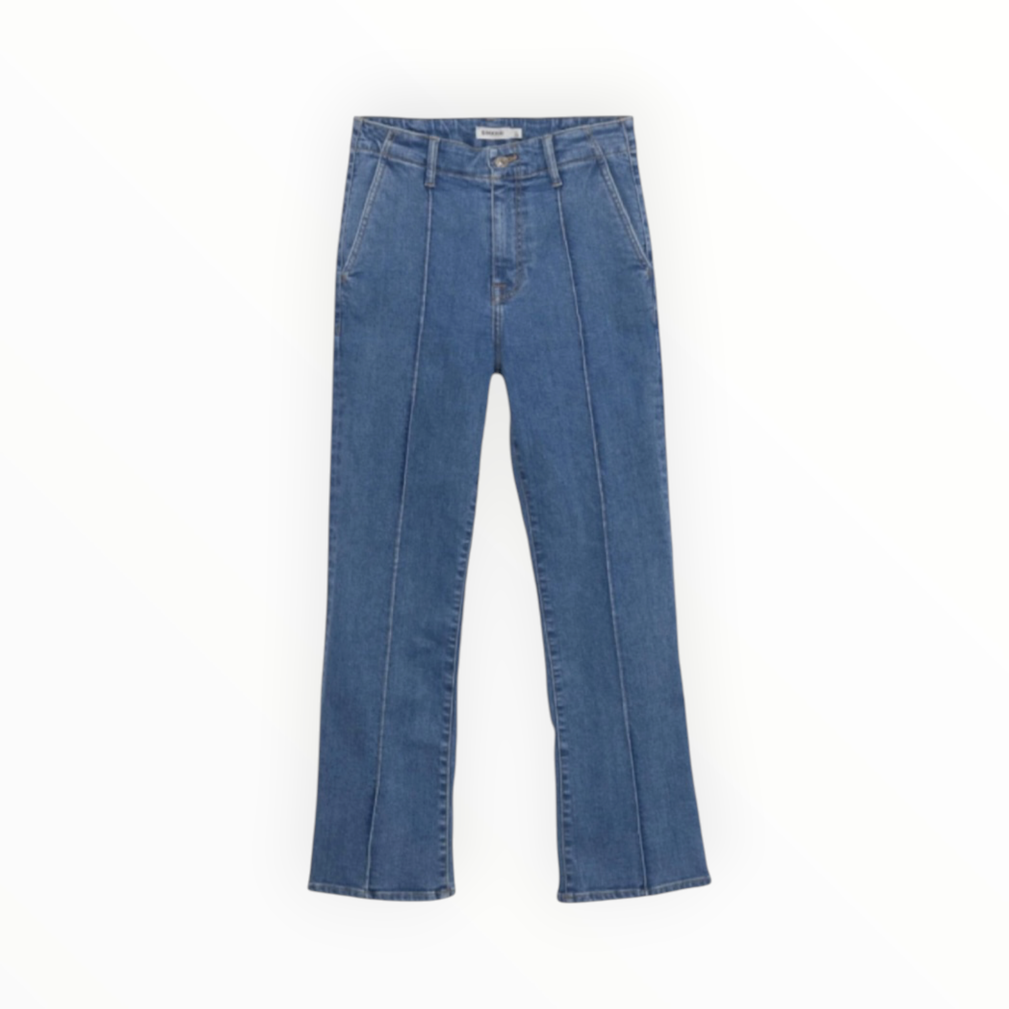 SIMKHAI Ansel Crop Flare Jeans - Midnight Wash