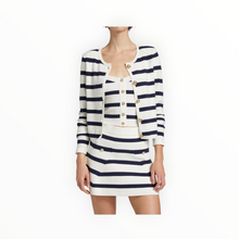 Generation Love Logan Cardigan - White/Navy