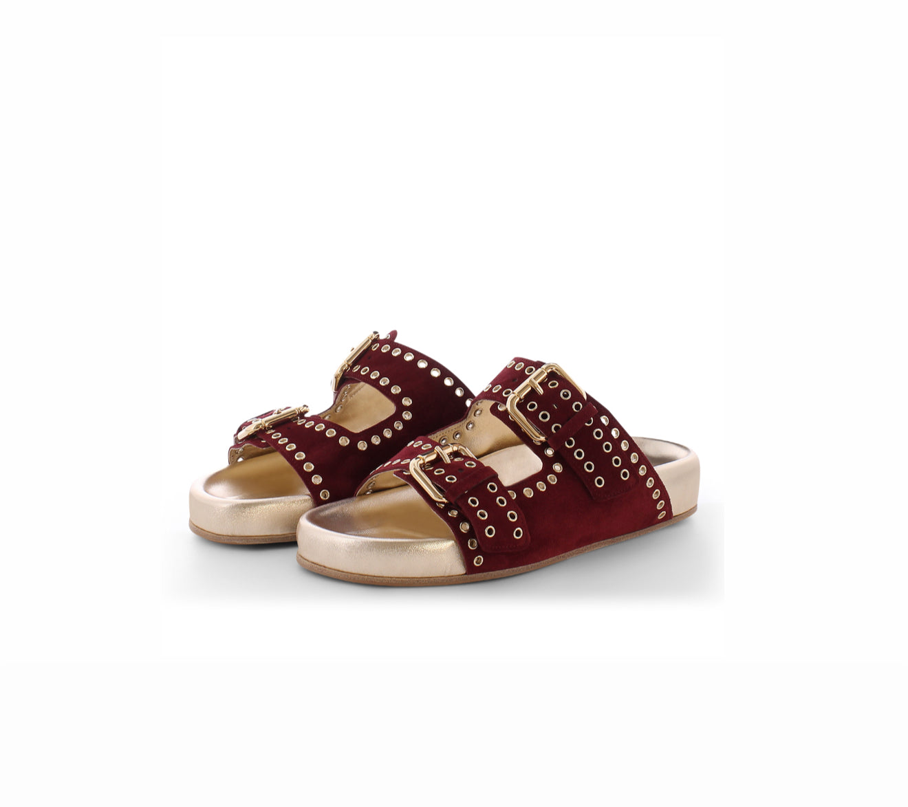 Kennel & Schmenger Platform Buckle Sandal - Bordeau
