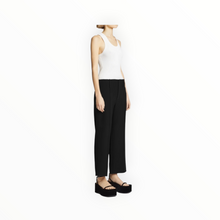 Proenza Schouler Bi-Stretch Crepe Cropped Pants - Black