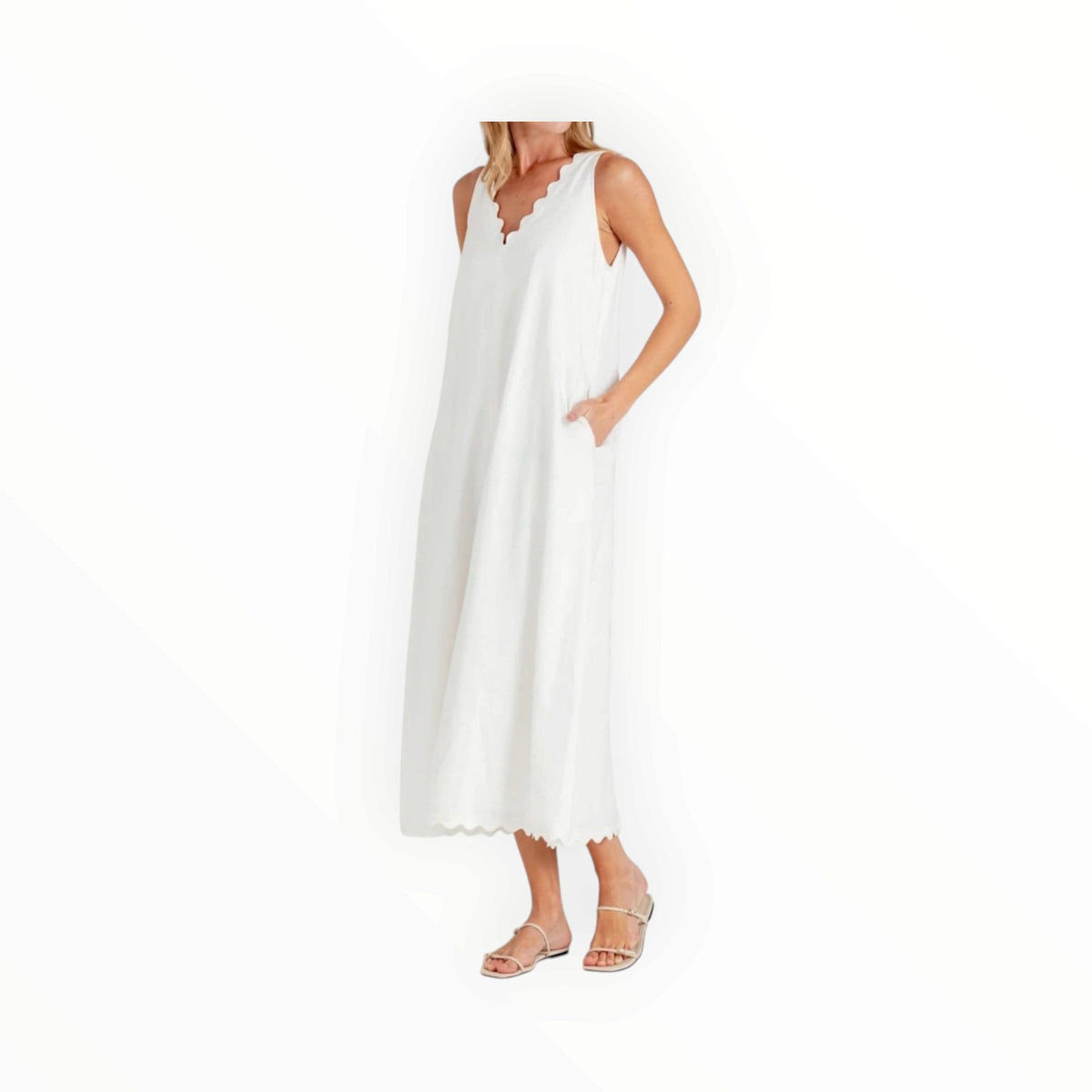 sundays Ellery Dress - Whisper White