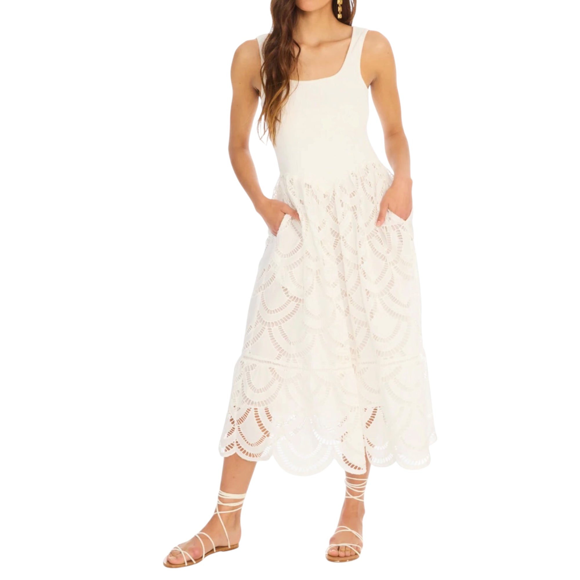 Allison New York Giselle Dress - White
