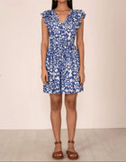 Banjanan Felka Dress - Ikat Bluing