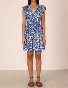 Banjanan Felka Dress - Ikat Bluing