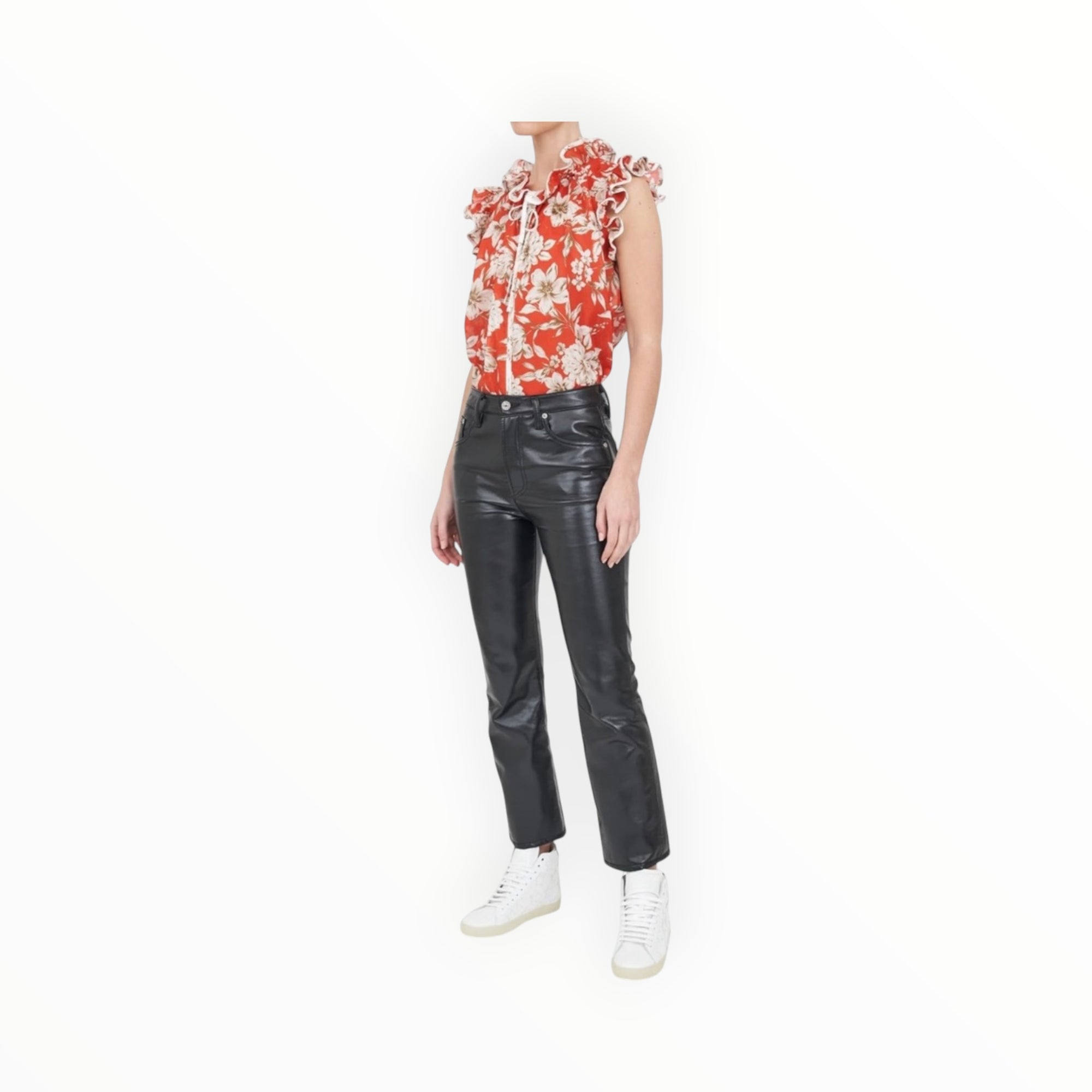 Christy Lynn Nadya Top - Red Magnolia