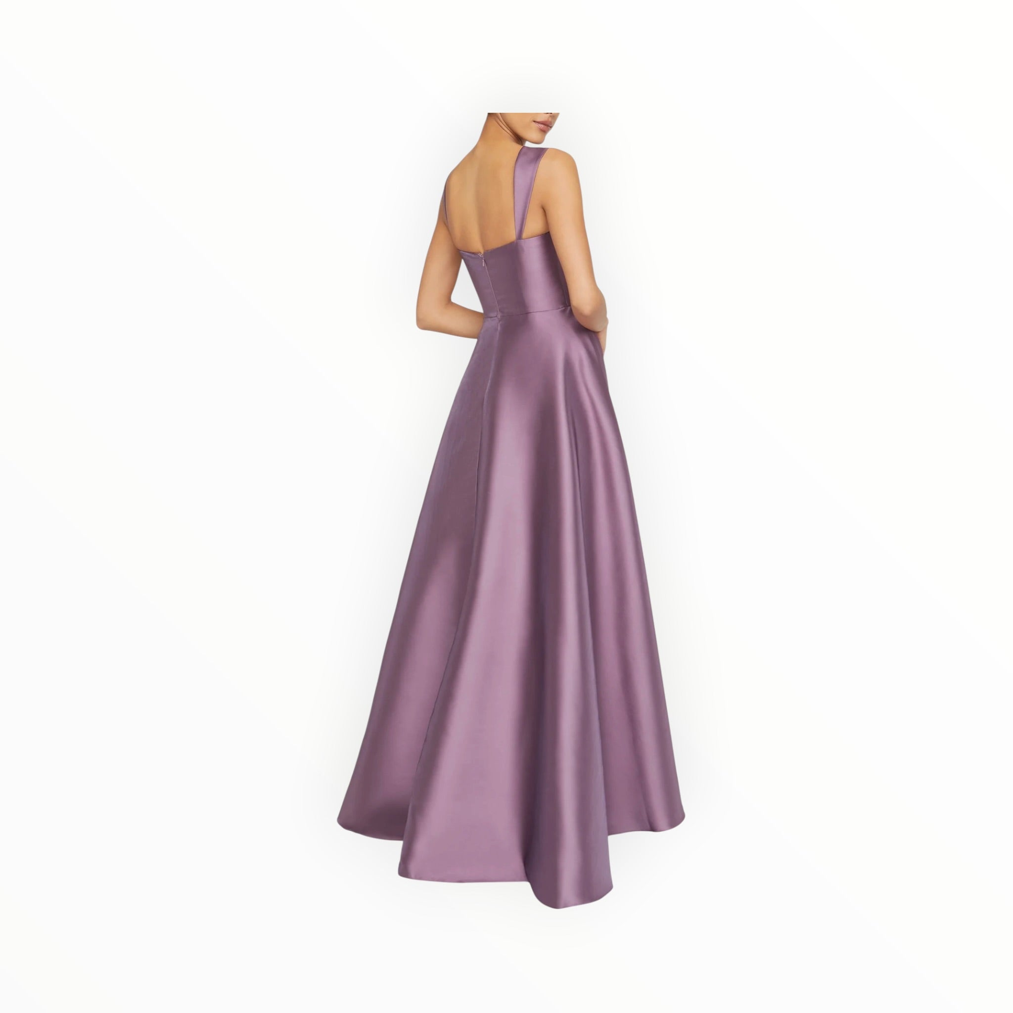 THEIA Zendaya Mikado Gown - Chrome Lavender