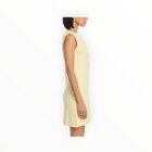 525 America Ember Button Front Sleeveless Dress - Lemon