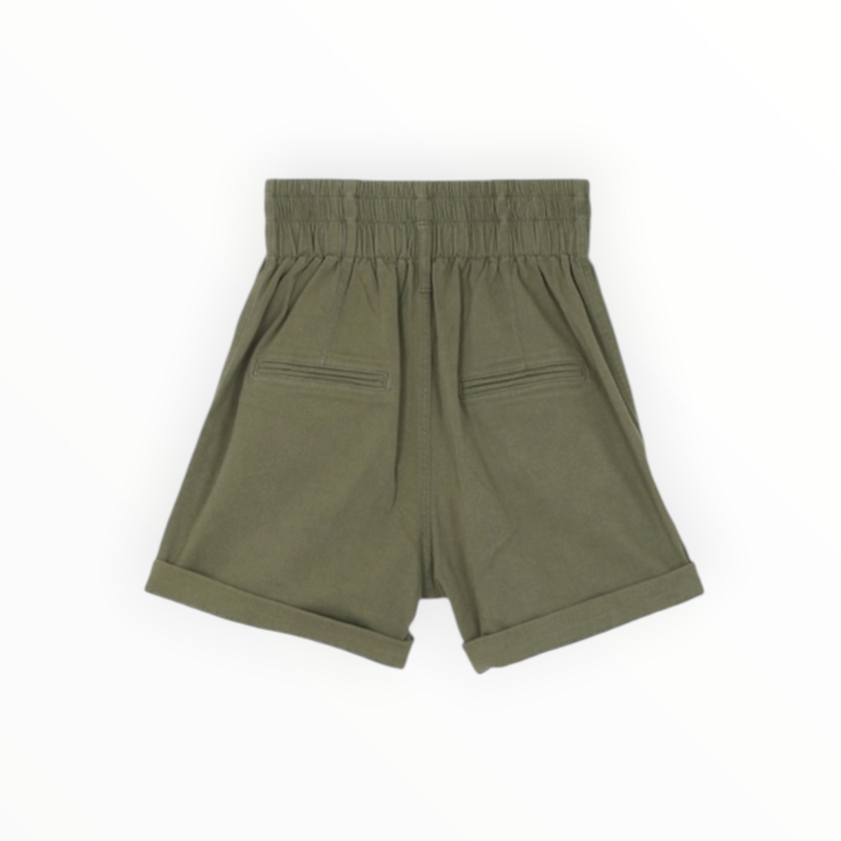Ragdoll LA High Waisted Shorts - Army Green