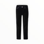 Coût De La Liberté Candice/Stretch Velvet Cropped Skinny - Black