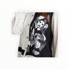 Joseph Ribkoff Printed Georgette Blouse - White