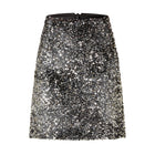 Weekend Max Mara Uvetta Sequin Skirt - Silver