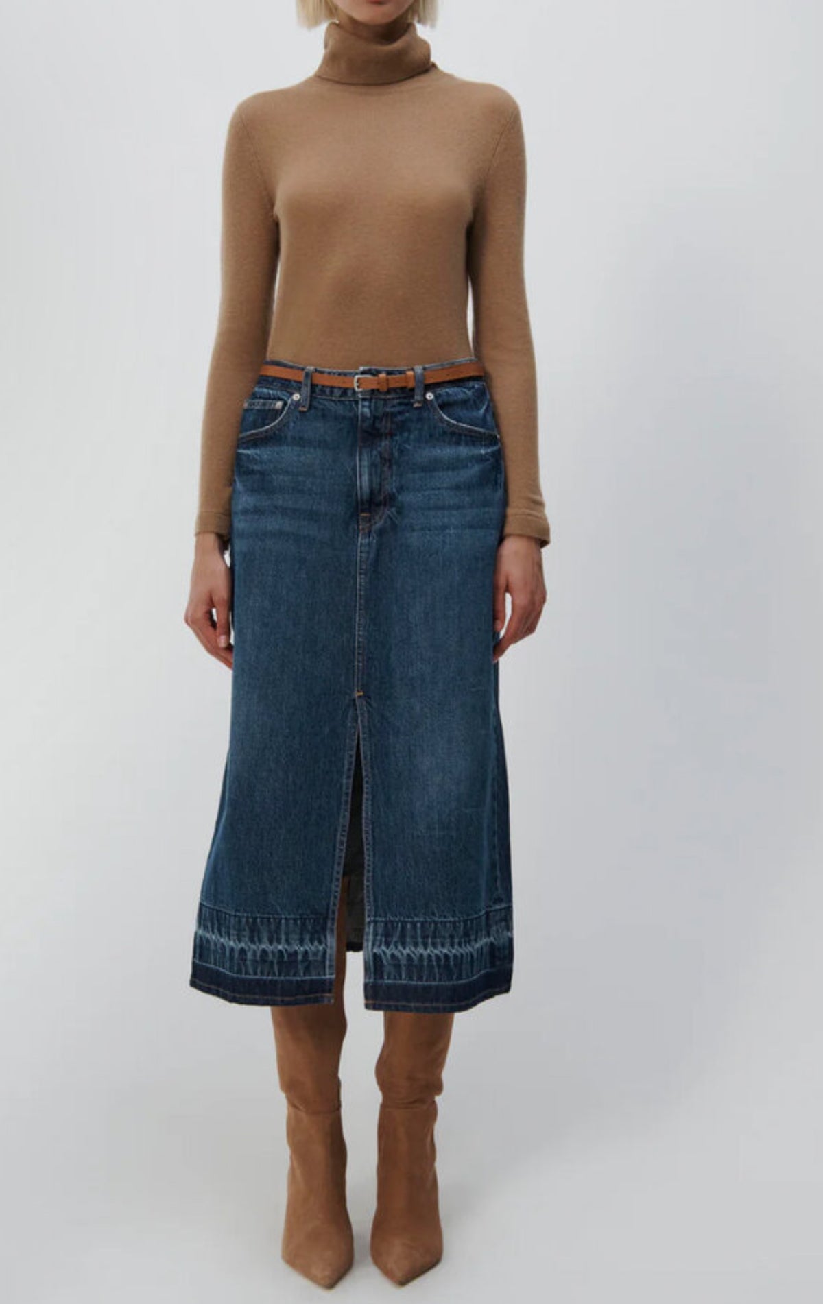 SIMKHAI Della Skirt - Coronado