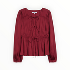 Derek Lam 10 Crosby Esmeralda Tie Front Top