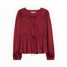 Derek Lam 10 Crosby Esmeralda Tie Front Top