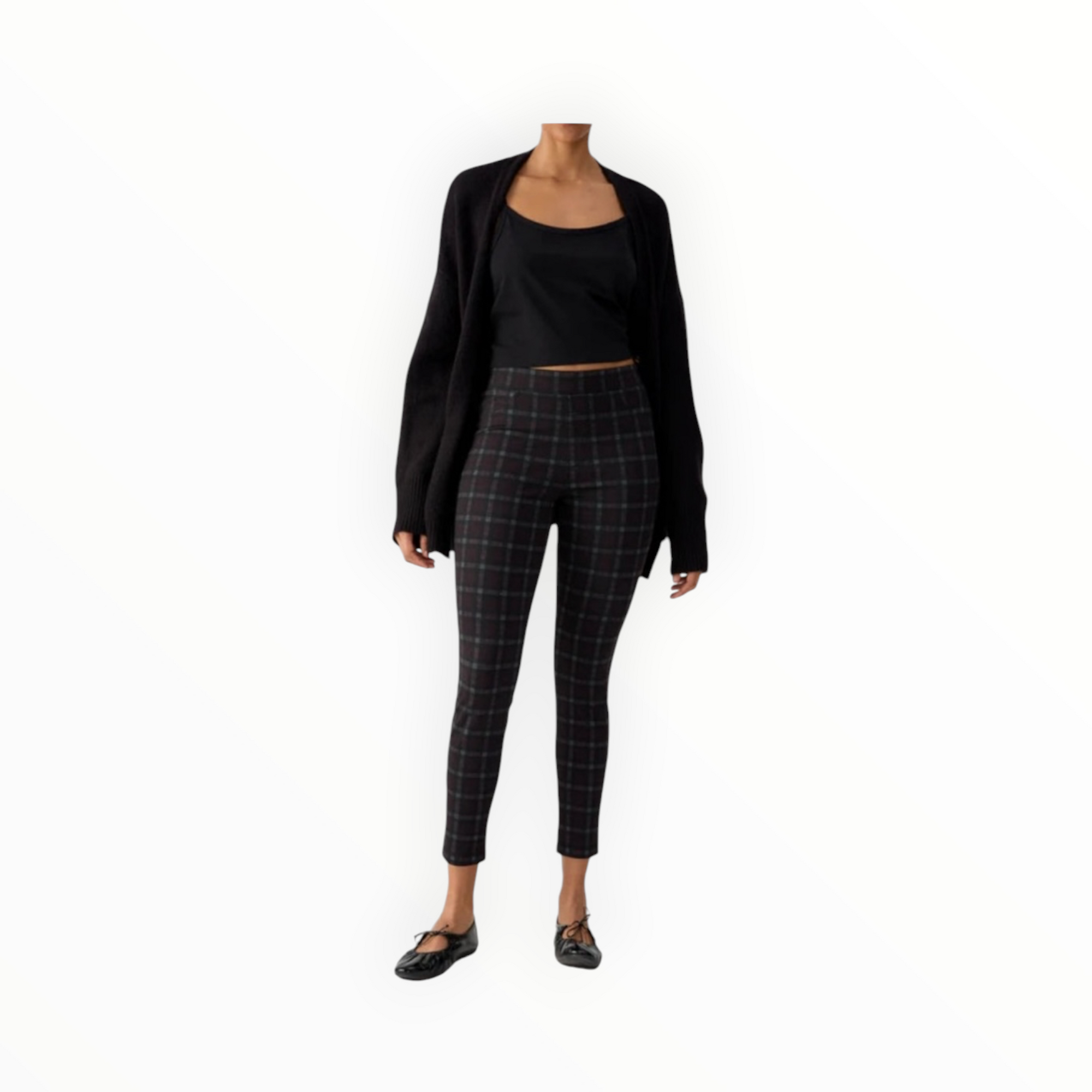 Sanctuary Runway Semi High Rise Legging - Sugar Plum Plaid