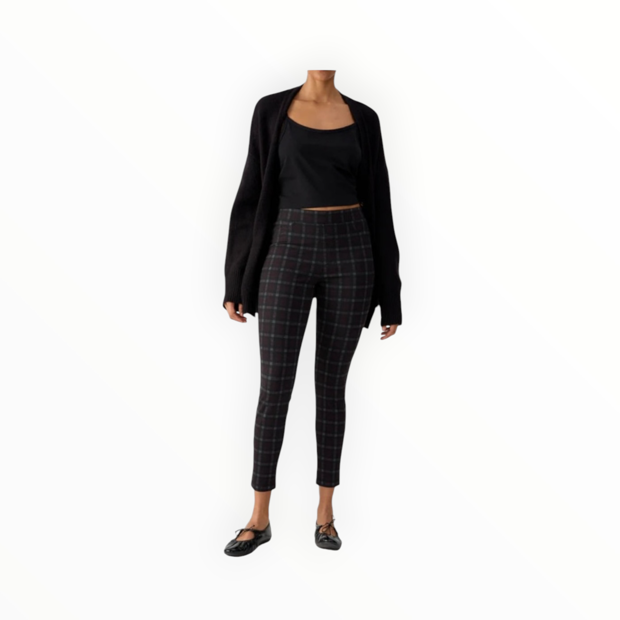 Sanctuary Runway Semi High Rise Legging - Sugar Plum Plaid