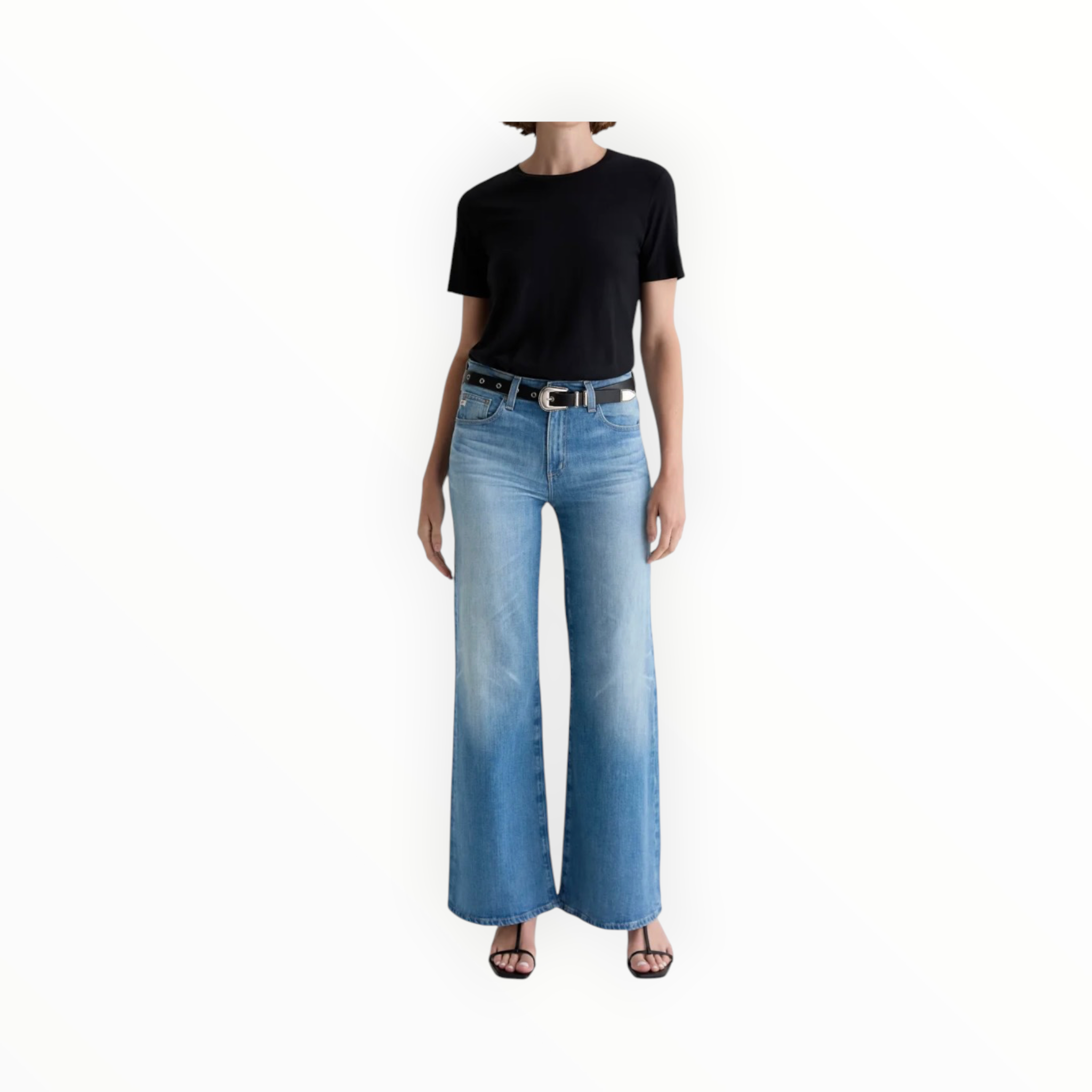 AG Jeans Saige Wide Leg - 18 Years Bisou