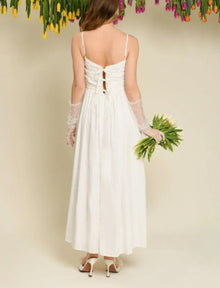 Sister Jane Arabella Bead Cami Dress - Pearled Ivory