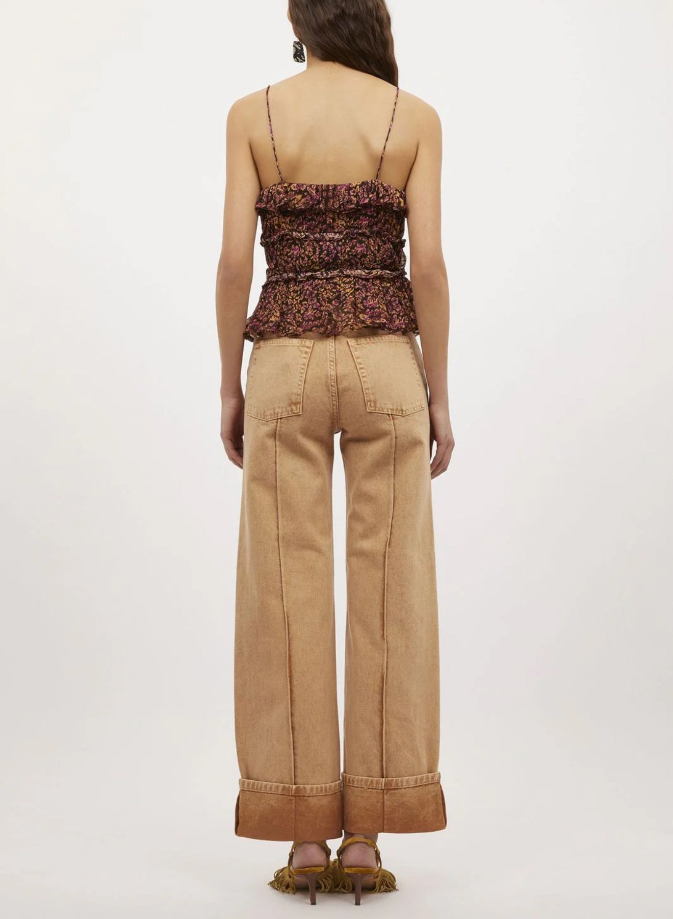 Ulla Johnson Della Top - Pomegranate