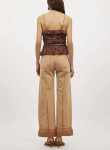 Ulla Johnson Della Top - Pomegranate