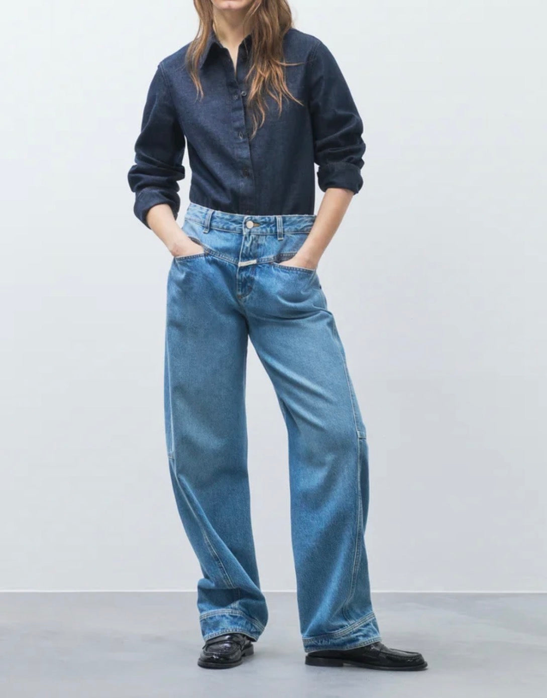 Closed Lira-X Relaxed Jeans - Mid Blue