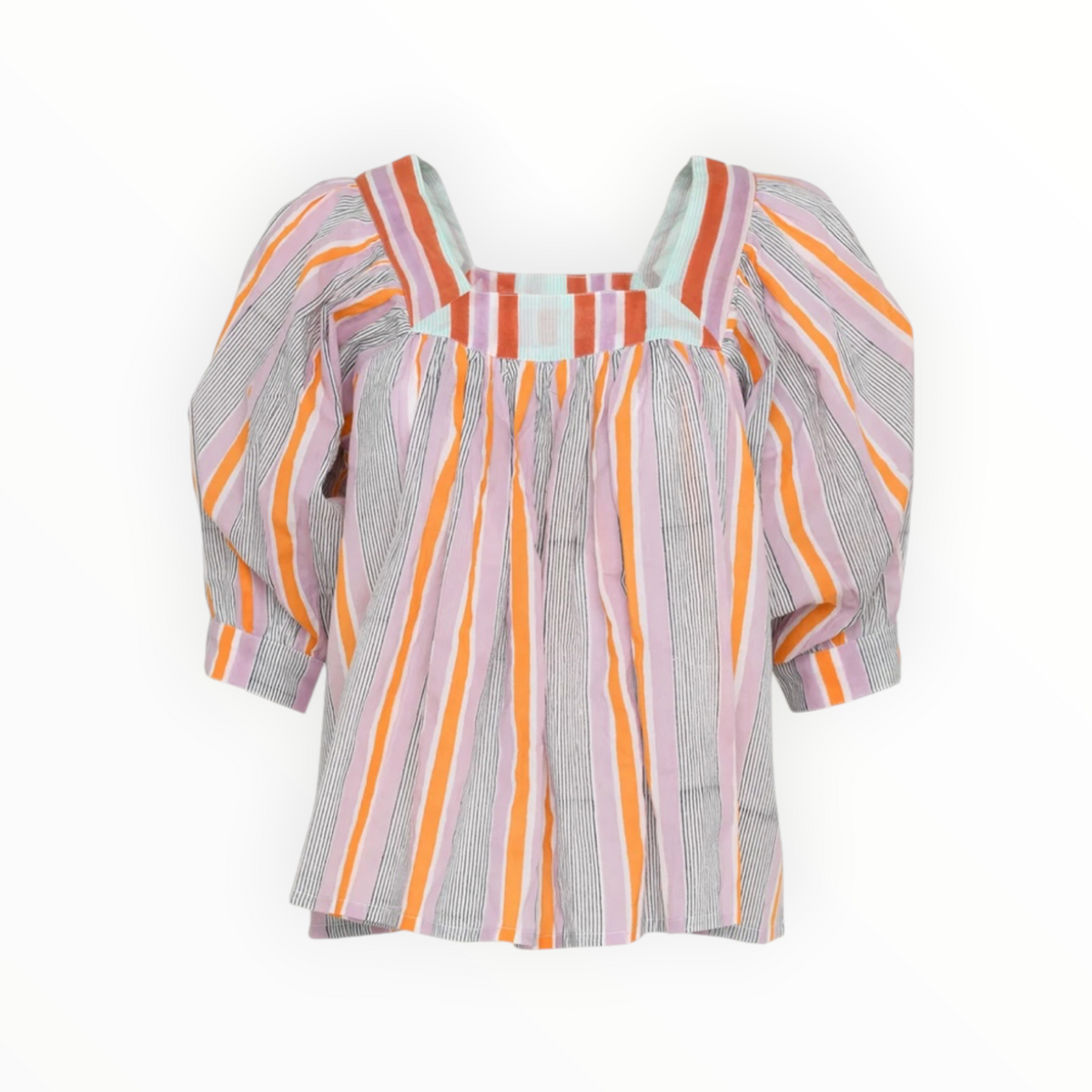 SZ Blockprints Viti Top - Seaside Stripes