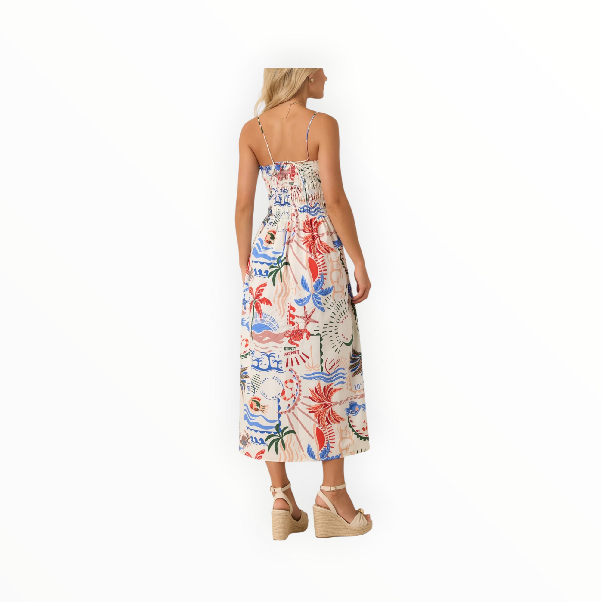 Z Supply Cornelia Getaway Midi Maxi Dress - Multi