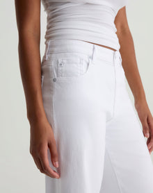 AG Jeans Saige Wide Leg Crop - Gallery White