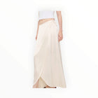 Michael Stars Diane Wrap Midi Skirt - Chalk