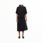 Closed Jersey Wrap Dress - Black