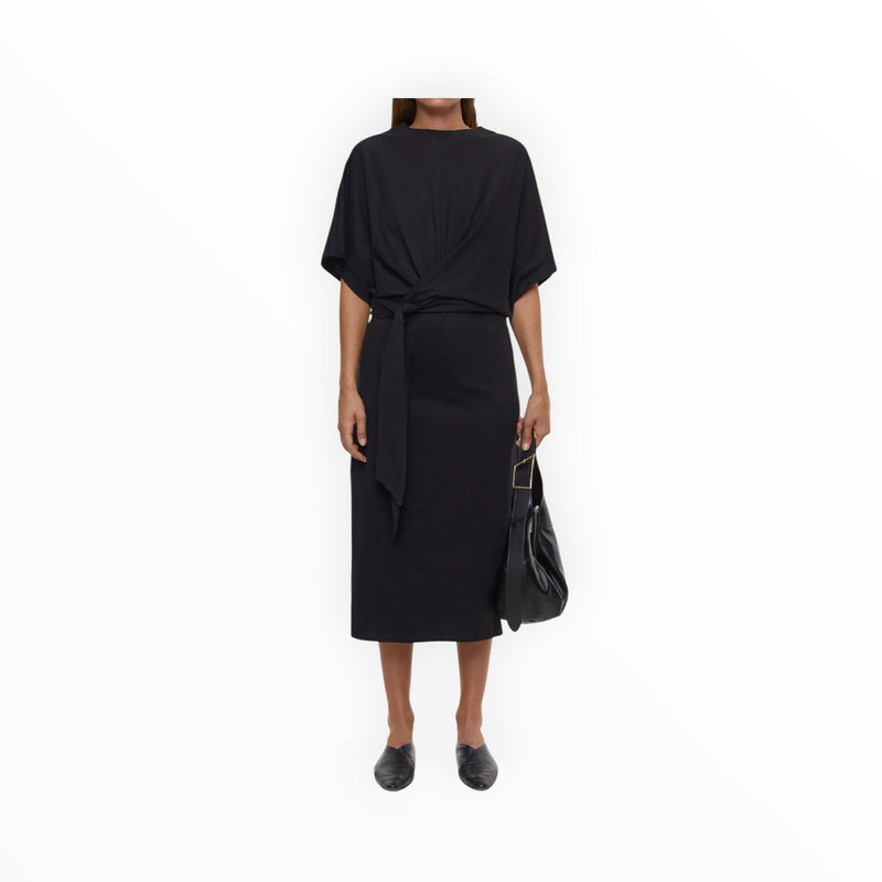 Closed Jersey Wrap Dress - Black