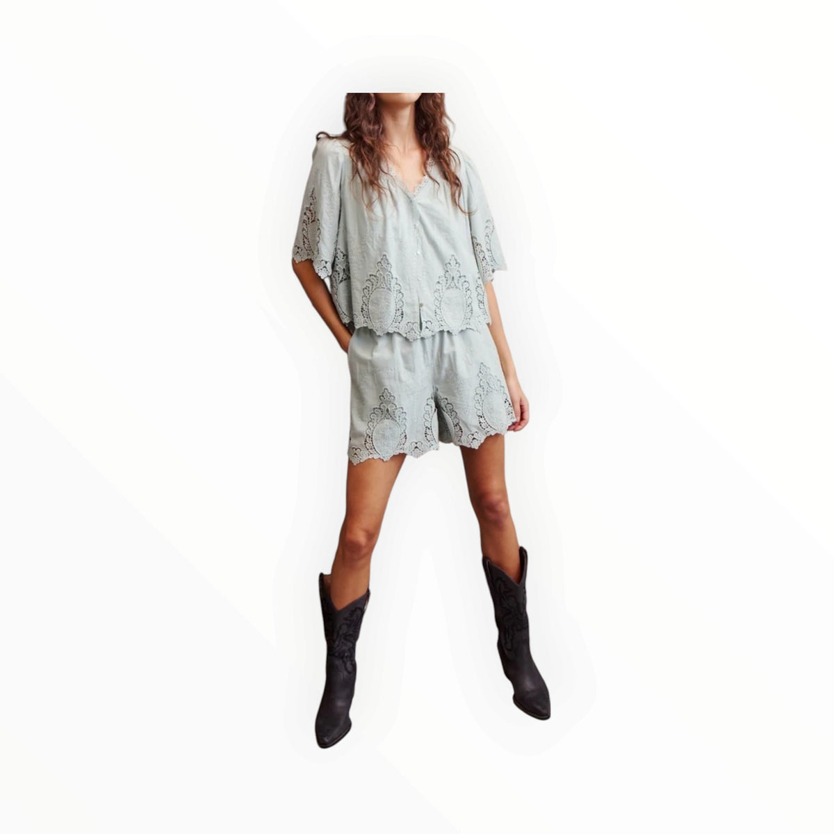 Melissa Nepton Toro Short - Seafoam