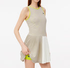 Lacoste Ultra Dry Tennis Dress - Hammam/White/Firefly