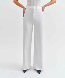 Daze Far Out High Rise Wide W/Seaming - Lamb