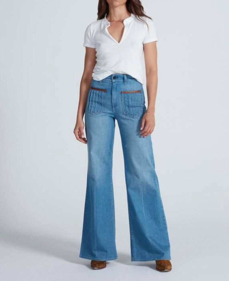 ASKK NY London Wide Leg Jeans - Havana