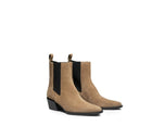 rag & bone Joni Chelsea Boots - Camel Black Suede