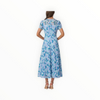 Shoshanna Midnight Preston Dress - Light Blue/Periwinkle/Slate
