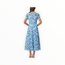 Shoshanna Midnight Preston Dress - Light Blue/Periwinkle/Slate