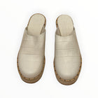 Frēda Salvador Suvi Clog - Beige Embossed Croc