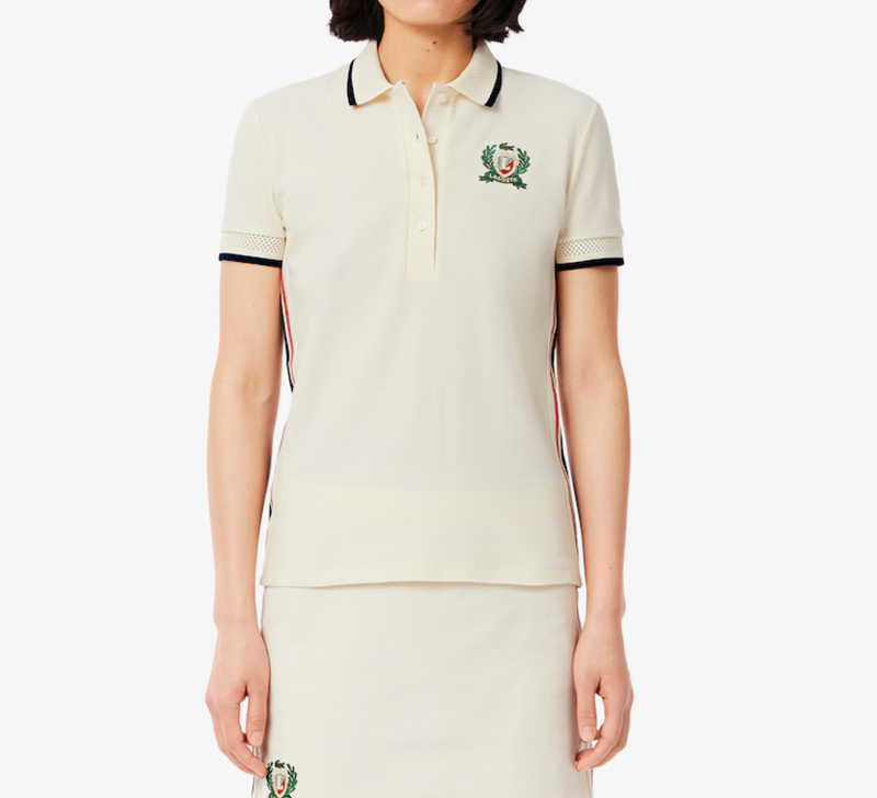 Lacoste Slim Fit Made In France Polo - Cream