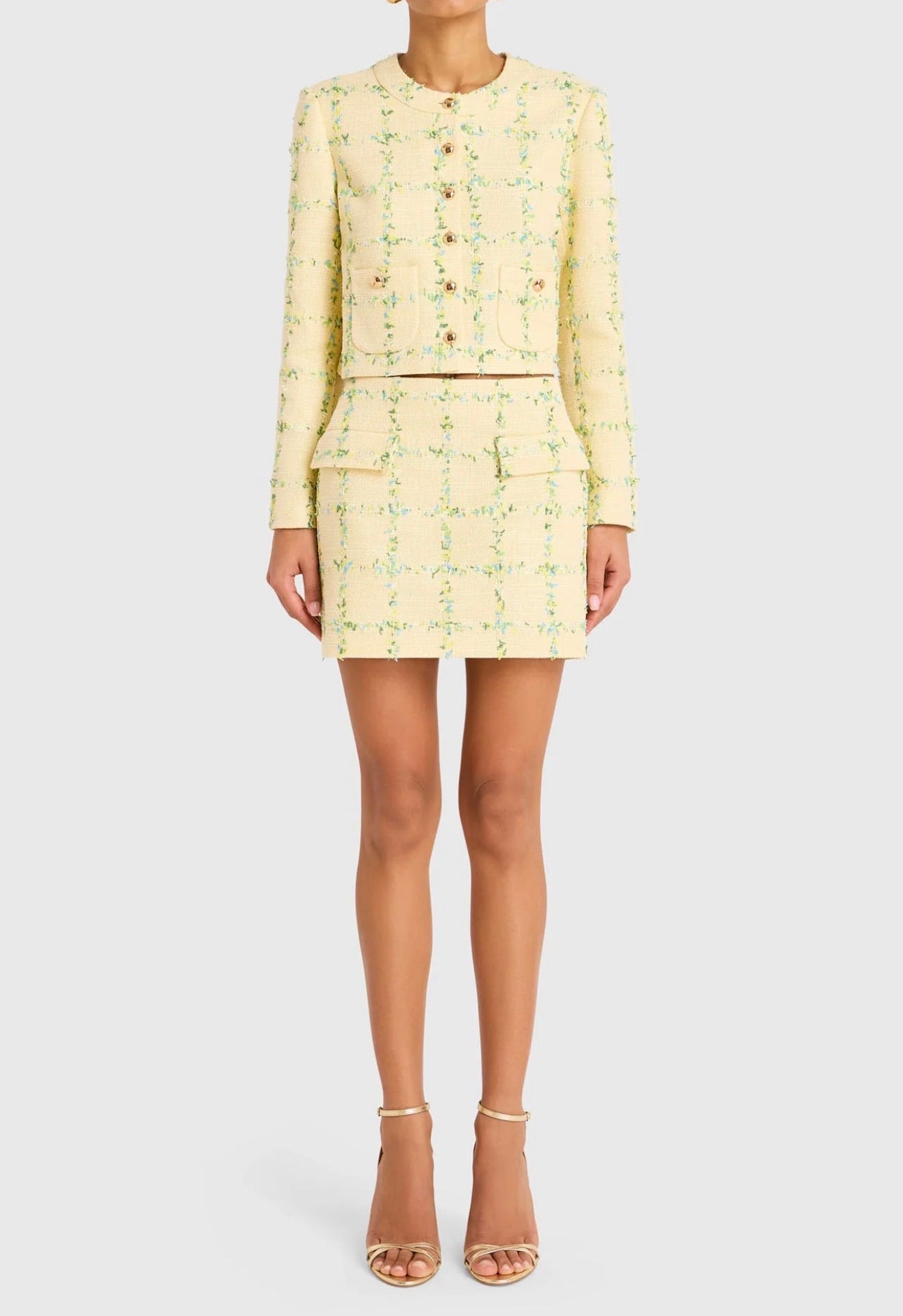 Amanda Uprichard Perth Skirt - Yellow