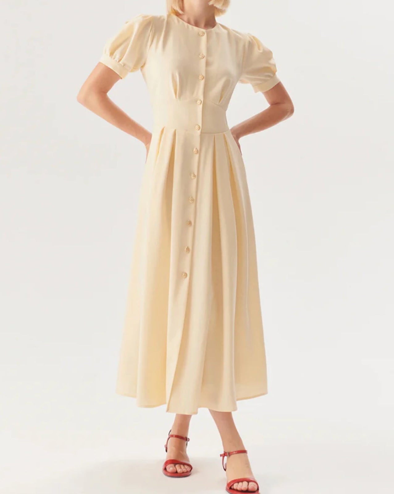 Exquise Cecilia Dress - Buttermilk Cream