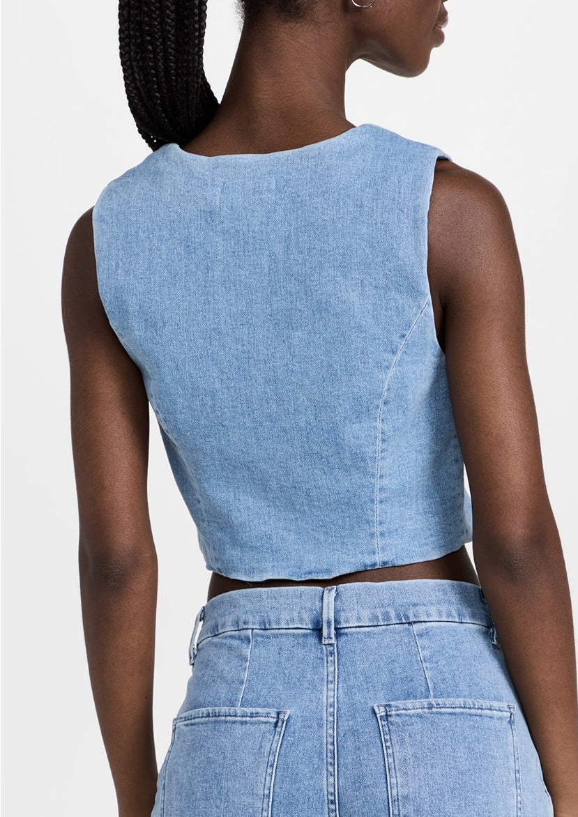 LE JEAN Ella Waistcoat Vest - Sweet Summer