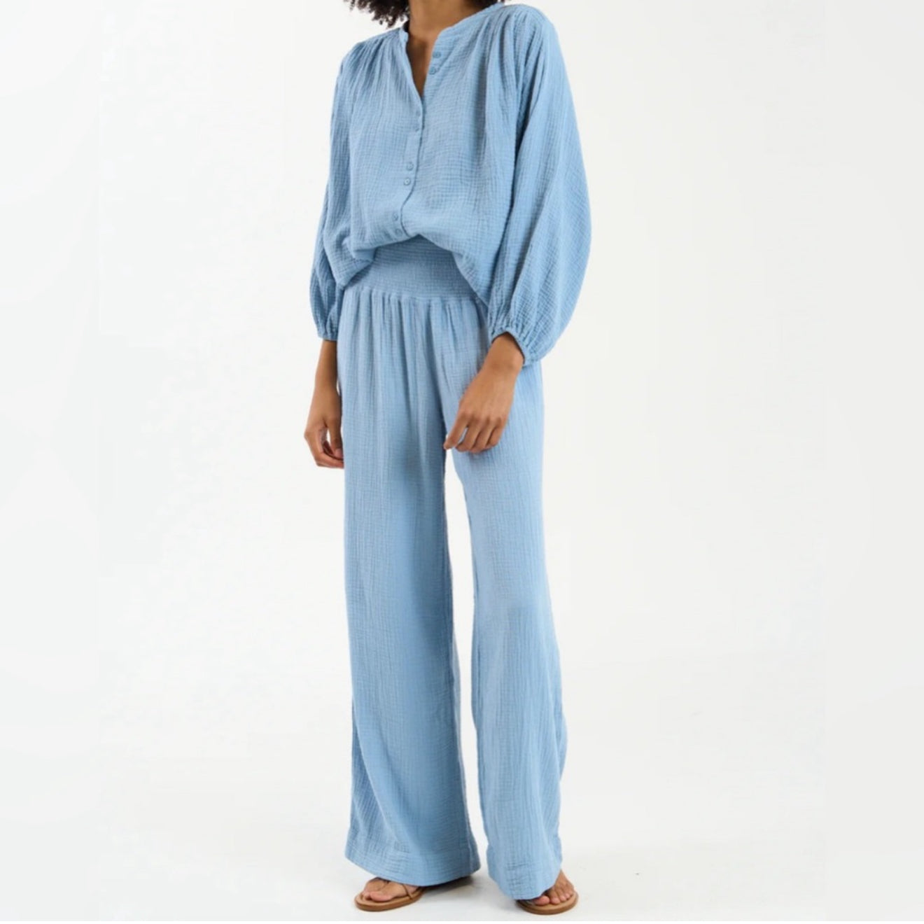 sundays Lila Pants - Dusty Blue