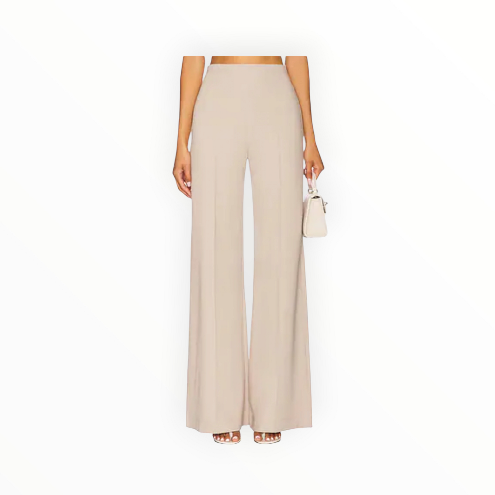 Ripley Rader Ponte Knit Wide Leg Crop Pant - Clay