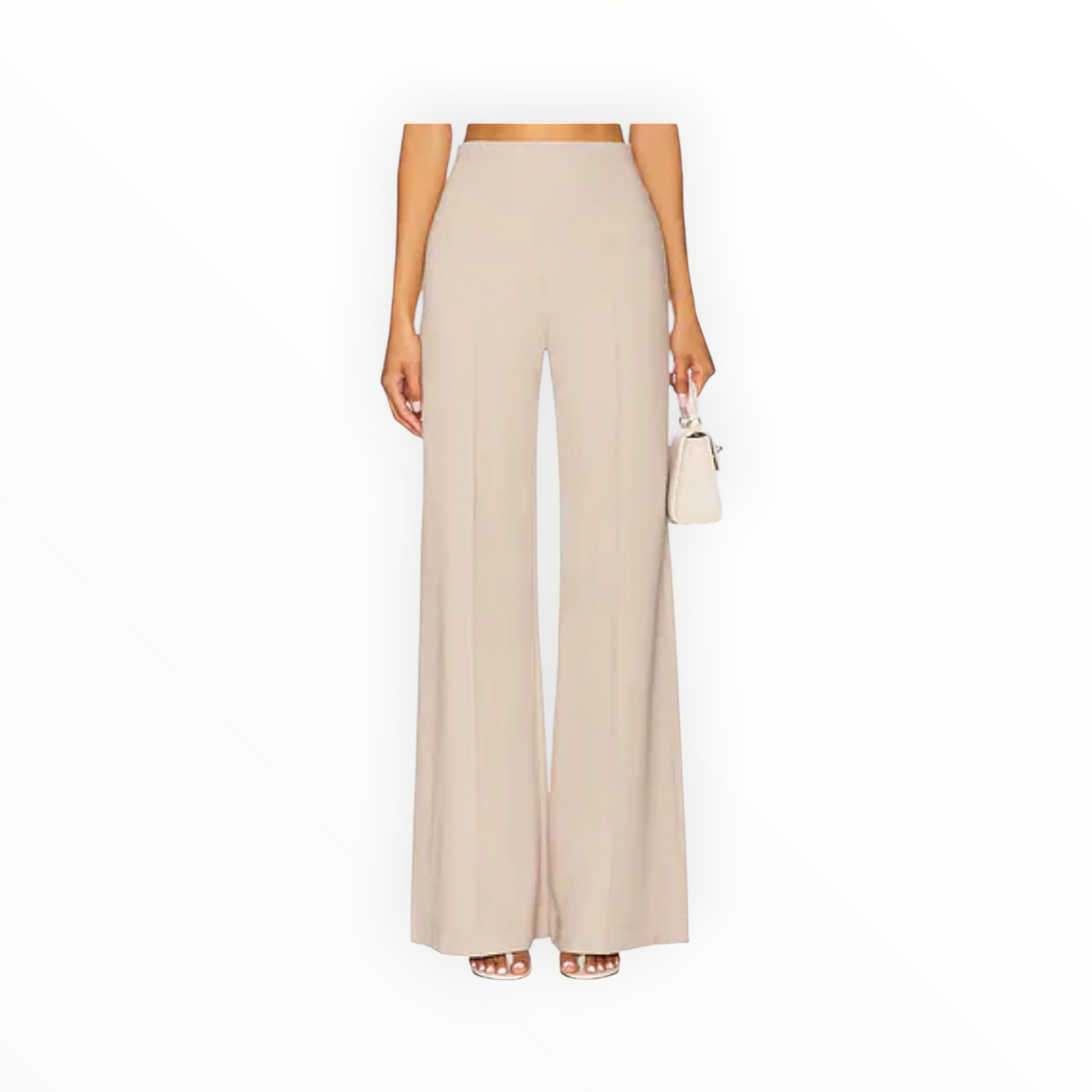 Ripley Rader Ponte Knit Wide Leg Crop Pant - Clay