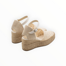 Palomitas By Paloma Barceló Kleo Tejido Crochet Sandal - Ecru